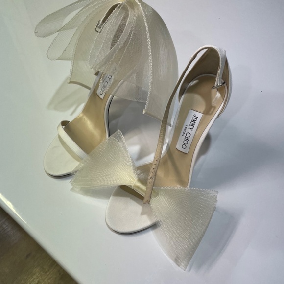 Jimmy Choo Aveline 100 Latte heels - Picture 8 of 9